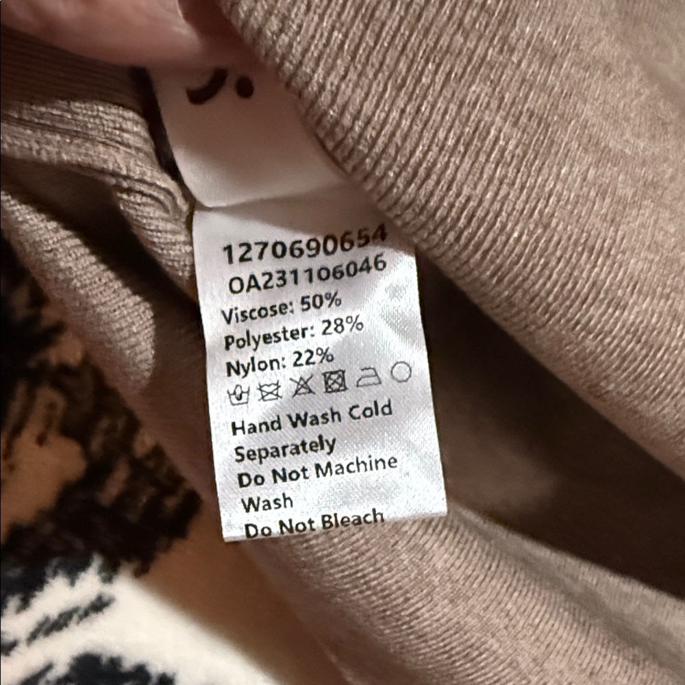 Commense Taupe Knit Sweater - Picture 5 of 6